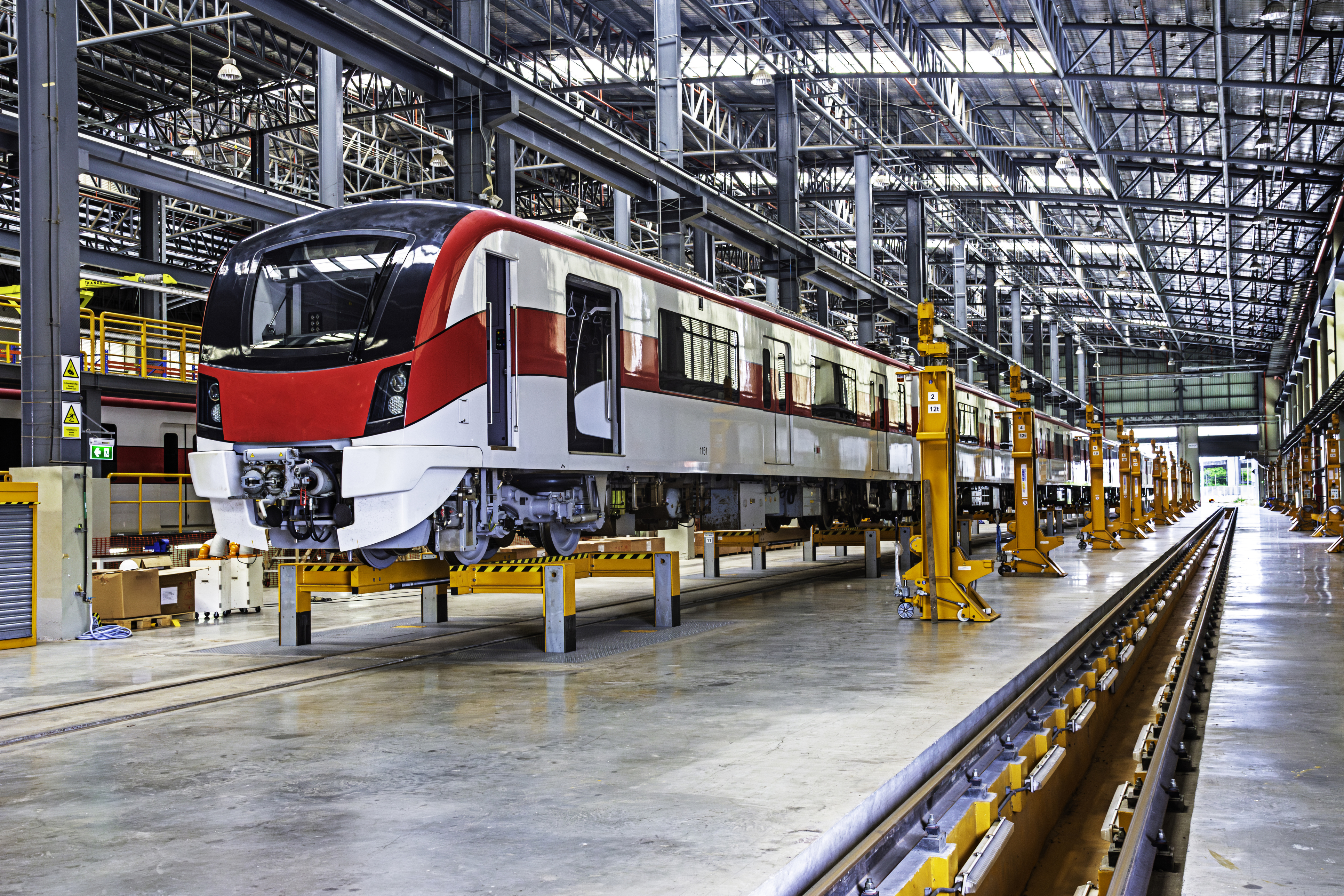 Demiryolu araç gövdesi periyodik ağır bakım lokomotif metro lrt
